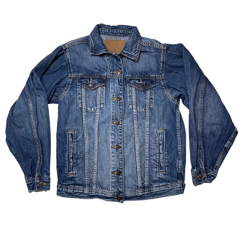 American‎ Eagle Men’s Medium Wash Denim Jacket